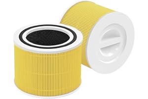 JAMALIGN 2 filtri di ricambio per purificatore d'aria Levoit Core 300 e Core 300S, filtro HEPA 3 in 1 True H13, efficienza filtro a carbone attivo, ricambio Core 300 RF