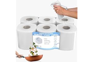 BLANCO PLATA Bobina Papel secamanos mecha laminada 6 rollos de 100m 100% Celulosa Doble Capa