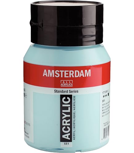 Amsterdam Standard Series Acrilico 500 Ml - Napoli Giallo Verde 282 - Colore Per Artisti E Pittura Murale