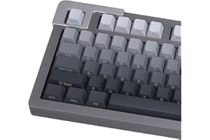‎SUMGSN 125 Keys Gradient Grey Keycaps PBT Dye Sub Cherry Profile Keycaps Set Fit for Cherry Mx Switch Mechanical Keyboard
