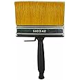 Shed and Fence Paint Brush - Interior and Exterior Use, 120mm Large Brush Head, Heavy Duty Bristles, Durable Masonry, Decking, Timber, Outdoor Decorating Paint Brush