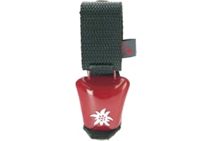 ebos Alpenhupe, Clochette de Vache comme Sonnette de vélo ✓ Utilisation d'une Seule Main ✓ pour Tous Les vélos | Grande Sonnette de vélo (différent Motifs/Couleurs)