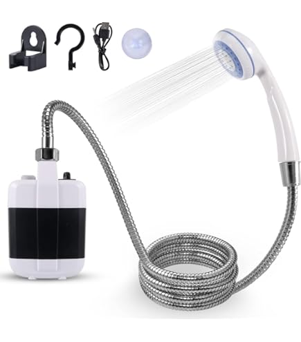 Ensemble De Douche De Camping, Douche Portable, Pompe De Douche électrique