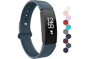 Adepoy for Fitbit Inspire 2 Straps, Waterproof Soft Sport Bands Compatible with Fitbit Inspire/Fitbit Inspire 2/ Inspire HR/Ace 2, Women Men