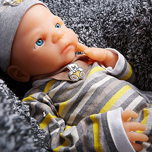 IVITA 21'' 10.8lbs Reborn Baby Doll Soft Silicone Washable for Girls