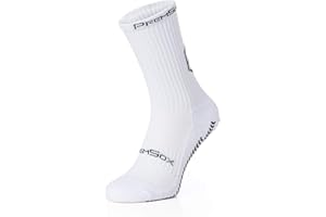 PREMSOX.COM PremSox Football Grip Socks Junior Boys Non Slip Sports Sock featuring AntiSkid Rubber Pads inside and out Low Mid-Calf Non Slip Cushion Crew Team for Running, Rugby, Fitness