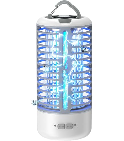 Queath Lampada Antizanzare Elettrica, per Casa Giardino Interno Esterno