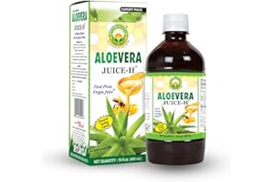 Basic Ayurveda Aloe Vera Juice with Honey | First Press Virgin Aloe Vera Drink | Natural Herbal Juice | Plant-Based, Vegan, Pleasant Taste & No Added Sugar | 480ml (Pack of 1)