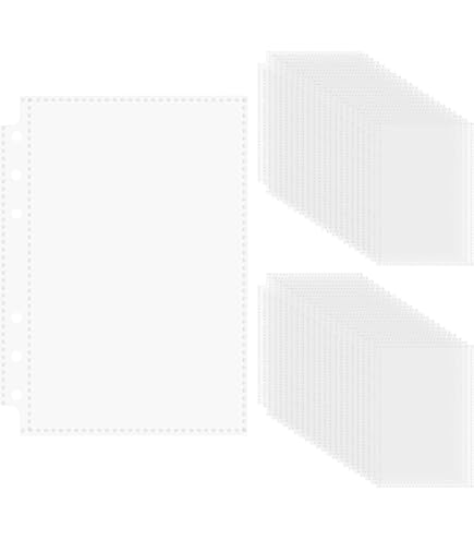 10 stuks A6 ringmapvakken, transparante hoezen, ringband, tassen A6