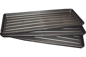 WHITEFURZE PLASTIC GROW BAG GROWBAG TRAY GARDEN PLANT WATERING TRAYS 1 2 4 5 10 PACK (5 Trays)