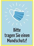 Hinweisschild „Bitte Maskenpflicht Beachten“ – 300 X 200 Mm, PVC-Hartschaum, 3 Mm Stark – Für Geschäfte & öffentliche Bereiche