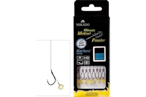 MIKADO CARP Mikado 8 X Method – 36 Ganci Rig' s con pellet/Bait nastro e filo intrecciato Disponibile nelle misure da 4 a 16