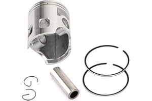 TOPTENG Jeu de bagues de piston +.50 - Diamètre de 56,50 mm - Compatible avec Yama-ha DT125 MX 1986-1991 DT 125 E/F/G/H 1978-1981
