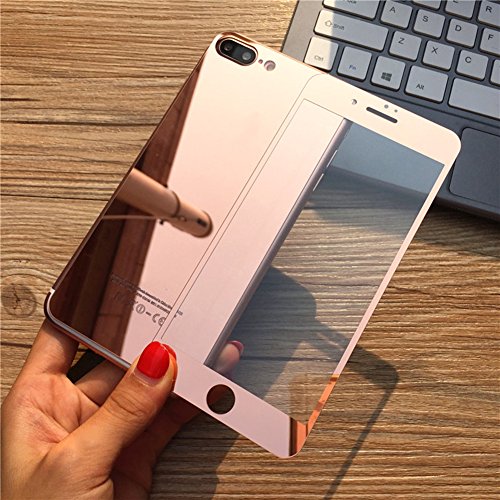 Vorne & hinten Spiegel Effekt ausgeglichenes Glas Screen Protector für iPhone 7/7 Plus