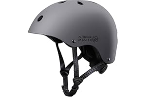 OutdoorMaster Youth & Kids Bike Helmet - Adjustable Multi-Sports Skateboard Helmet with Removable Liners for Balance Bike, Toddler Scooter, One Wheel Hoverboard