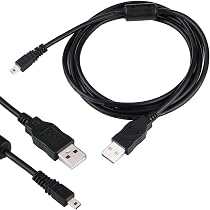 2x Cavo usb per fotocamera Panasonic Lumix DMC-FZ1000 DMC-TZ57 cavetto 2x Cavo usb per fotocamera Panasonic Lumix DMC-FZ1000 DMC-TZ57 cavetto