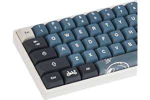 SOLIDEE 83 klawisze Apollo PBT niestandardowe nakładki na klawisze, pbt profile xda, do przełączników Cherry/Gateron MX 60%/68/GK61 klawiatura mechaniczna (Apollo)