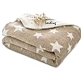 LeerKing Dog Blanket Double Fluffy Fleece Pet Blankets Washable Warm Soft for Cats Dogs Mat Bed, 30 x 40inches