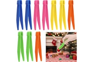 Raykce Lot de 10 pinces à épiler Montessori - Plastique léger, coloré, pour capacité motrice et sensorielle