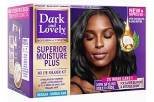GENERIC DARK AND LOVELY MOISTURE PLUS NO LYE RELAXER REGULAR FOR NORMAL HAIR