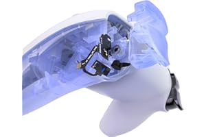 eXtremeRate Micro Switch–Clicky Hair Trigger Kit für ps5 Controller Schultertasten, Ergonomische Trigger Tasten Bumper Knöpfe Mausklick Kit für ps5 Controller BDM-010 & BDM-020-Leicht-Drück Version