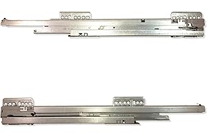 UMAXO GRASS Nova Pro F101108261 - Rieles de extracción completa (guías para cajones), amortiguados y sincronizados, 40 kg (longitud nominal: 270 mm)