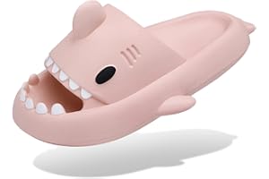 INMINPIN Unisex Hai Badelatschen Sommer Hausschuhe Badeschlappen rutschfeste Dusch Badeschuhe Strand Sandalen Damen Herren Cloud Shark Slides Slippers