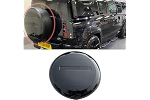FENQING-Y Santorini - Copertura protettiva per ruota posteriore in ABS nero, adatta per Land Rover Defender 90 110 130 2020-2023 2024