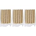 Jiawu Sausage Casing, 15PCS 15m/49.2ft Diameter 30mm Edible Drying Sausage Casing Collagen Sausage Casings for Homemade Sausages, Ham Sausage Collagen Casing Kitchen Cooking Accessories