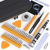 Precision Screwdriver Set - 35 Bit Tool Kit &amp; 9 Tools for iPhone, Samsung, Computer Repair - Lifetime Warranty