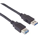 PremiumCord Rallonge USB 3.0, Câble de Données SuperSpeed Jusqu'à 5 Gbit/S, Câble de Charge, USB 3.0 Type A Femelle vers Mâle