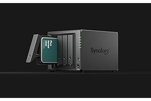 ‎SYNOLOGY Synology DS923+ 4-Bay Diskstation NAS (AMD Ryzen™ 4 Threads R1600 Dual-Core 4GB Ram 2xRJ-45 1GbE LAN-Port), 16TB Bundle mit 4X HAT3300-4T