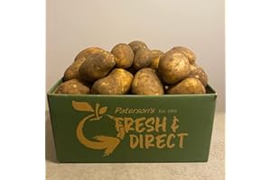 PATERSON'S EST. 1993 FRESH & DIRECT Fresh British White Potatoes - 10kg Box - From Paterson's Fresh