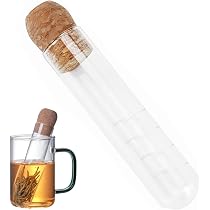 Infusore Per Tè In Vetro A Doppia Parete 350 Ml – Teiera Personale Con Filtro E Coperchio, Set Regalo Per Tè SFuso, Lavabile In Lavastoviglie - 2
