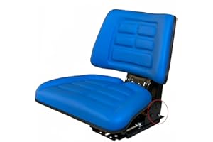 SPARE PARTS HOLLAND Sparepartsholland Siège de tracteur universel - Différents modèles de tracteur (sans accoudoirs, bleu)