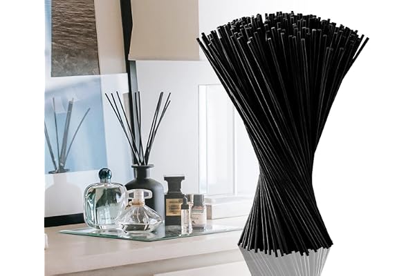 ZoeTekway 60 stycken diffusörstavar, luktfria doftpinnar, rumsdoft pinnar, doftpinnar påfyllningspaket, för rumsdoftdispenser, kontor, hem, rumsdoftdispenser