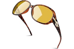 GQUEEN Gafas de Sol Mujer Grande Moda Polarizadas Clásicas Vintage Protección UV400 Conducción Gafas de Sol para Señoras