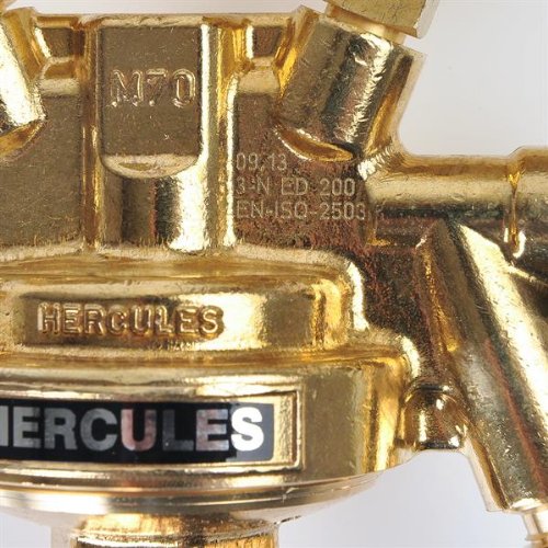 Druckminderer Argon CO2 für 200 bar-Flaschen, mit Schnellanschluss - 5