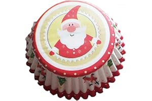 Lovelegis Pirottini Carta Muffin 100 Pezzi Natalizi Ø 7 cm Alto 3 cm Formine Cupcake Festa Natale Idee Regalo Compleanno