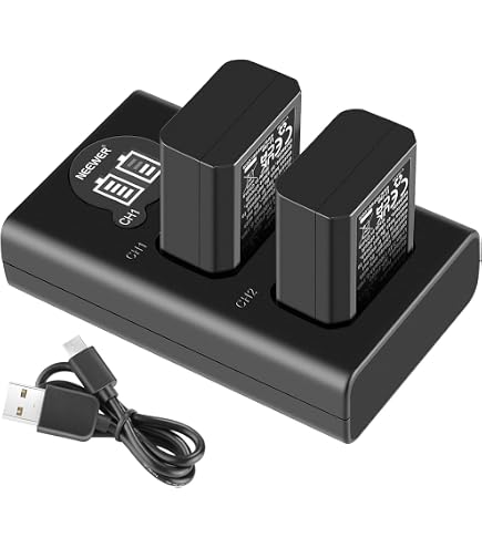 NEEWER Batteria NP-FZ100 Da 2280mAh Per Sony FX3, A7III, A7IV, A7C, A6600, A6700 – Li-Ion, Ultra Leggera