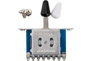 MUSICLILY Alpha Selector de Pastilla 3 Posiciones Lever Switch para Guitarra Eléctrica Import tipo Tele