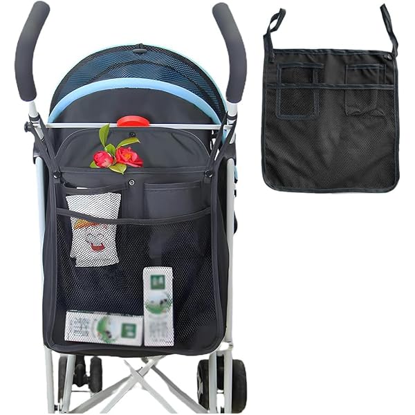 Sac De Rangement Universel Pour Poussette LYQNIHOB - 33x36cm - Poche Organisatrice