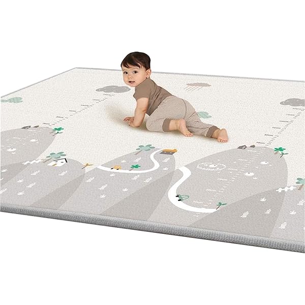 اشتري اونلاين بأفضل الاسعار بالسعودية - سوق الان امازون السعودية: بساط زحف  للأطفال، بساط لعب للأطفال، بساط أرضية غير سامة، بساط لعب إسفنجي كبير، بساط  لعب مزدوج الجوانب مقاوم للماء، سميك للغاية