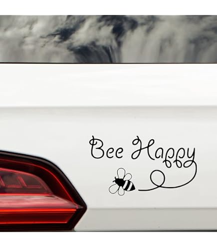 Autocollant Pare-chocs 'Abeille En Colère' Avec Doigt D'honneur - Vinyle Durable, Neuf, USA
