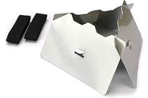 POLYMATH PRODUCTS Stealth Stove – Compact solid fuel and wood stove. Integrated windshield design. Marine-grade stainless steel. Uses Exogel, alcohol gel, solid fuel tablets and wood. UK-Made.