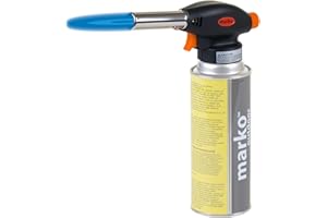 MARKO Blow Torch Butane Gas Kit Cooking Catering Creme Brulee Culinary Tart Tool BBQ (Straight Blowtorch ONLY)