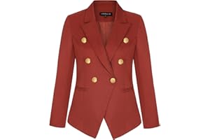 MINTLIMIT Women Blazer Button Closure Lapel Suit Jacket Casual Work Office Tops Coat Outerwear Cropped Blazers