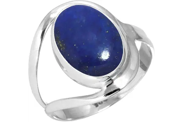 Jeweloporium Anillo hecho a mano de plata de ley 925 maciza para mujer (99021_R)
