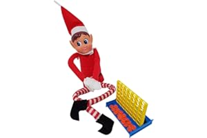 Decsee Elf 4 in a Row Prop Accessories Props Ideas Joke Christmas Decoration