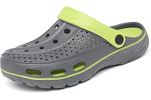 INMINPIN Zoccoli e Sabot Donna Uomo Antiscivolo Scarpe da Giardino Sandali da Spiaggia Estate Pantofole da All'aperto con Supporto per Arco